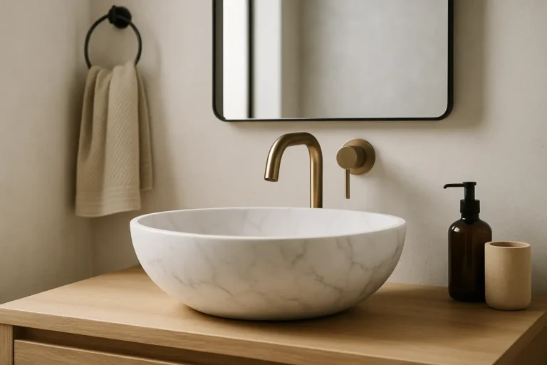 Vessel Sinks That Make Small Baths Feel Luxe