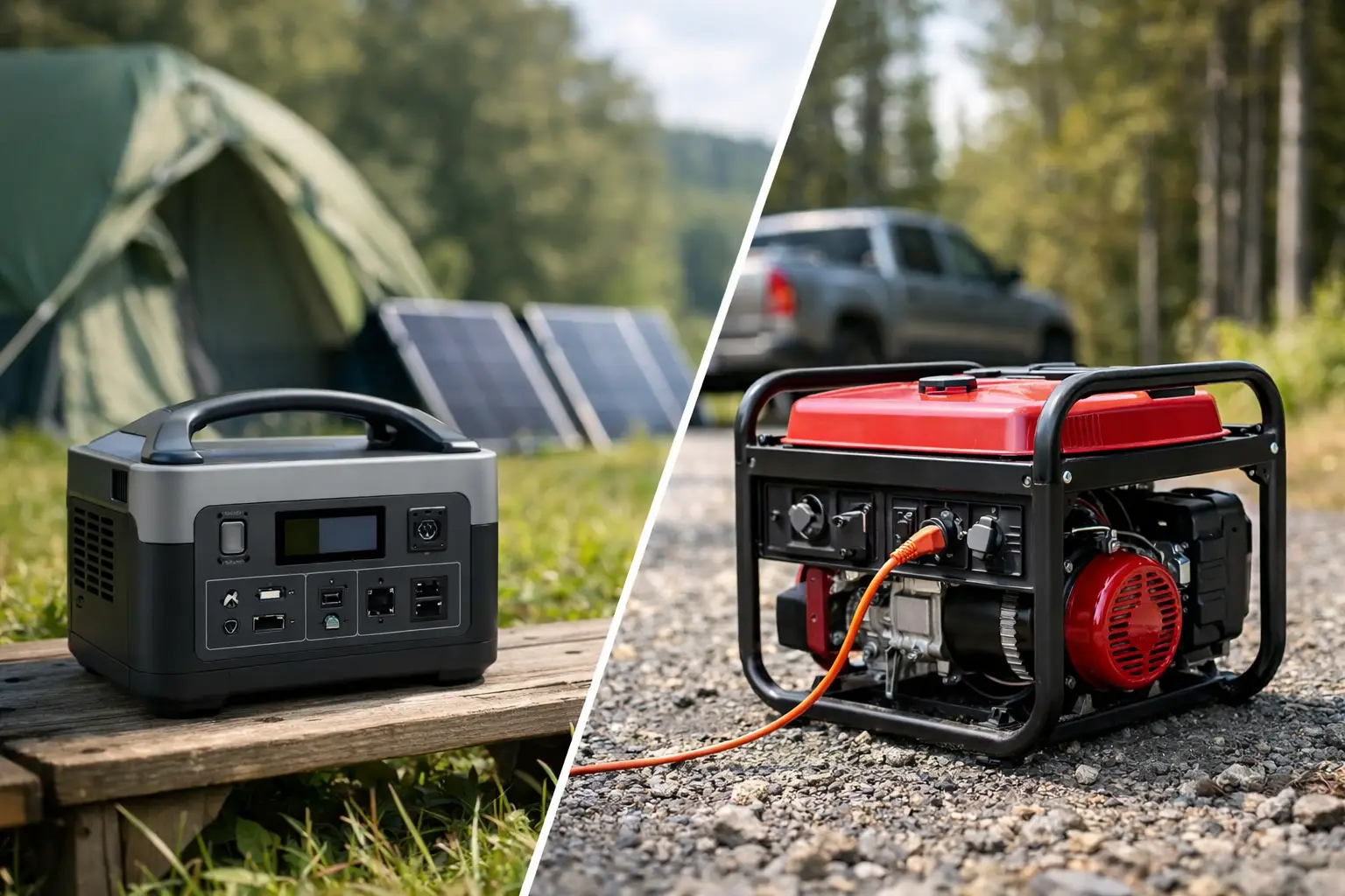 Portable Power Station vs Gas Generator