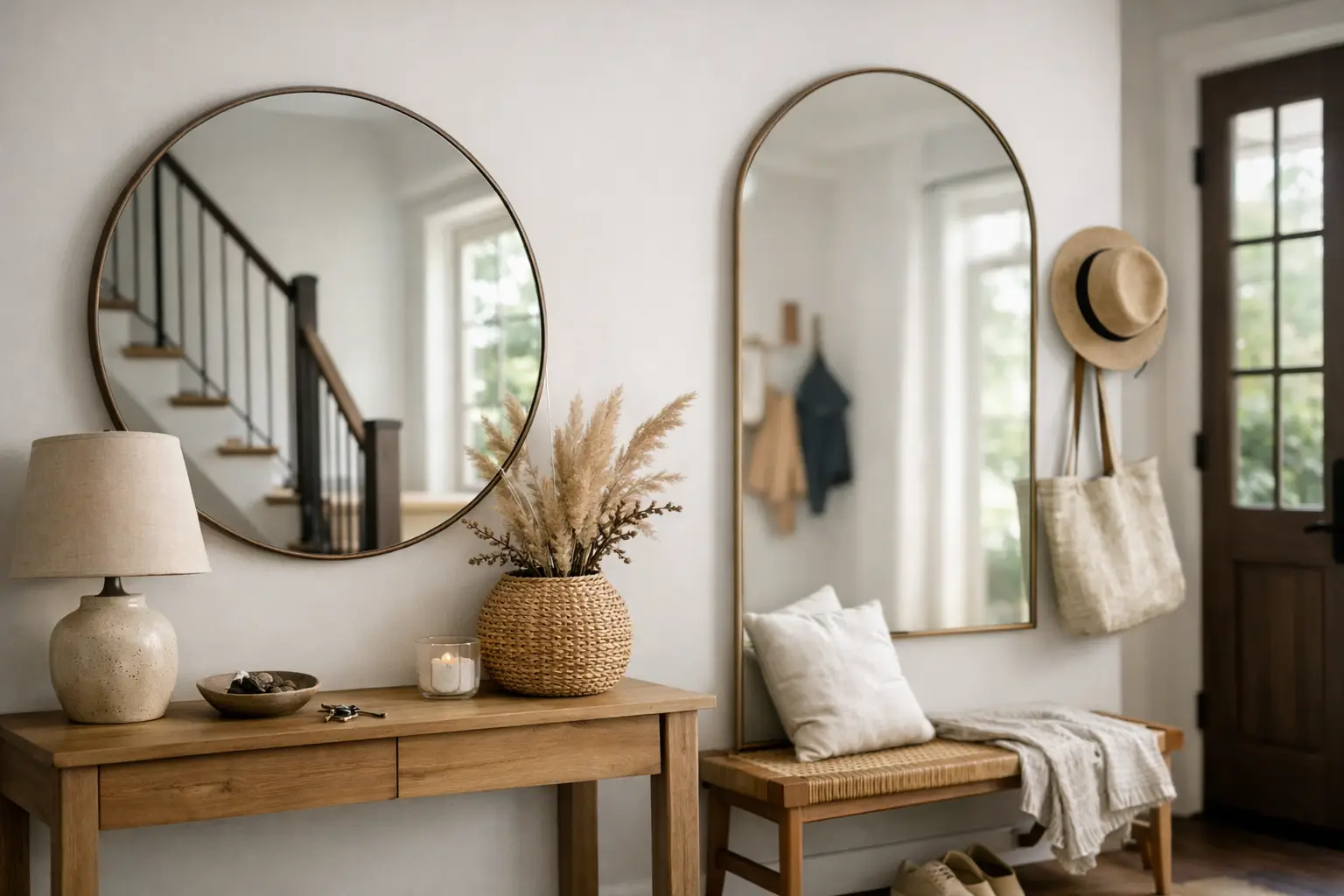 Best Wall Mirrors for Entryway Style and Light