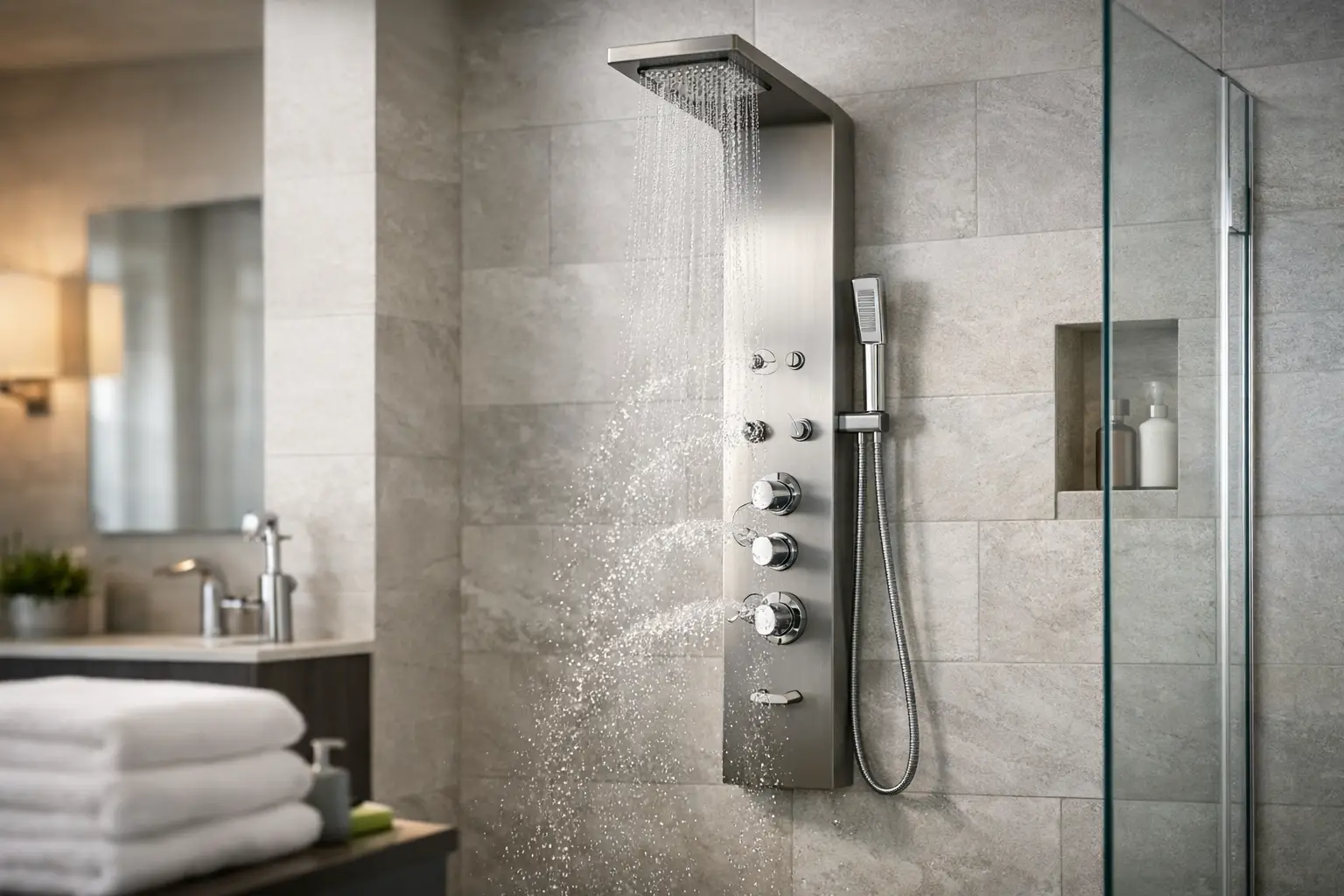 How to Choose a Shower Panel Tower System