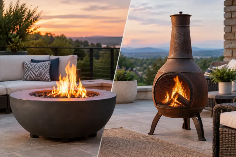 Fire Pit vs Chiminea for Elevated Patio Living