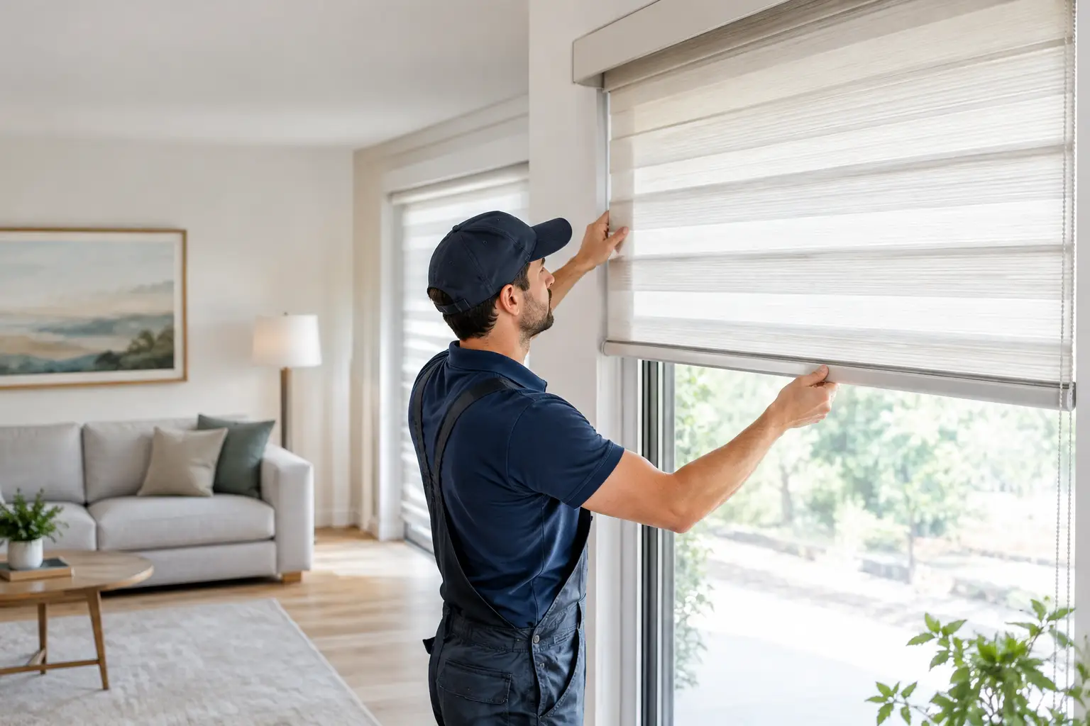 Smart Blind Installation for a Refined Home